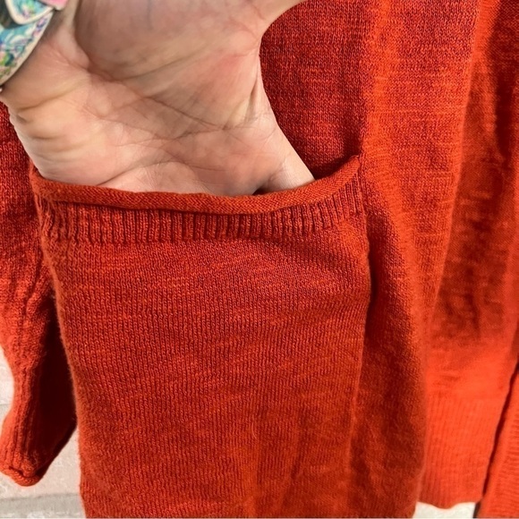 Madewell Bradley Cardigan Long Sleeve Sweater in Thai Chili Size XS - Picture 7 of 11